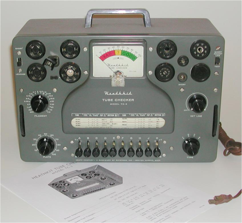 Heathkit Tube Tester Model Tc 3 Ebay